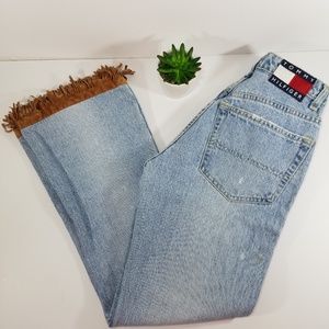 Tommy hilfiger size 3 flare vintage jeans